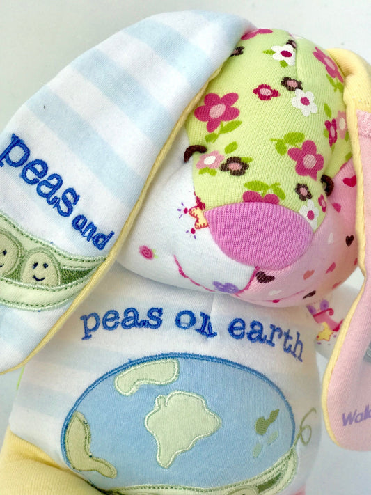 Memory Bunny Made with Family Clothing Personalized Baby Keepsake Toy Grief Stuffed Animal Losing Loved
One Comforting Snuggle Toy