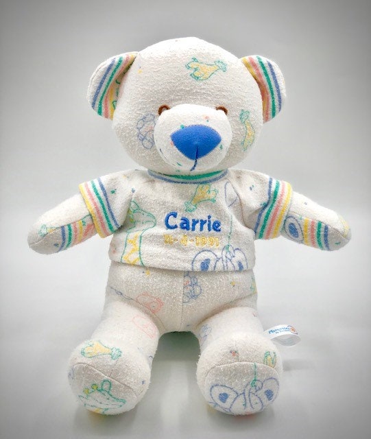 Personalized Stuffed Bear Made From Baby First Outfit, Hospital Clothes, Receiving Blanket, Baby Boy First
Birthday Gift, Newborn Keepsake