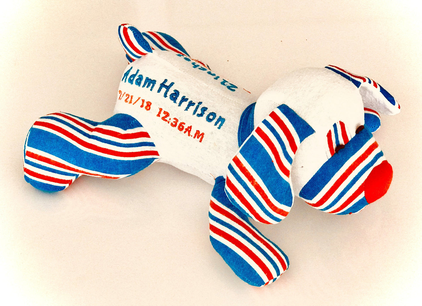 Memory Dog Plush - Custom Keepsake from Baby Blanket