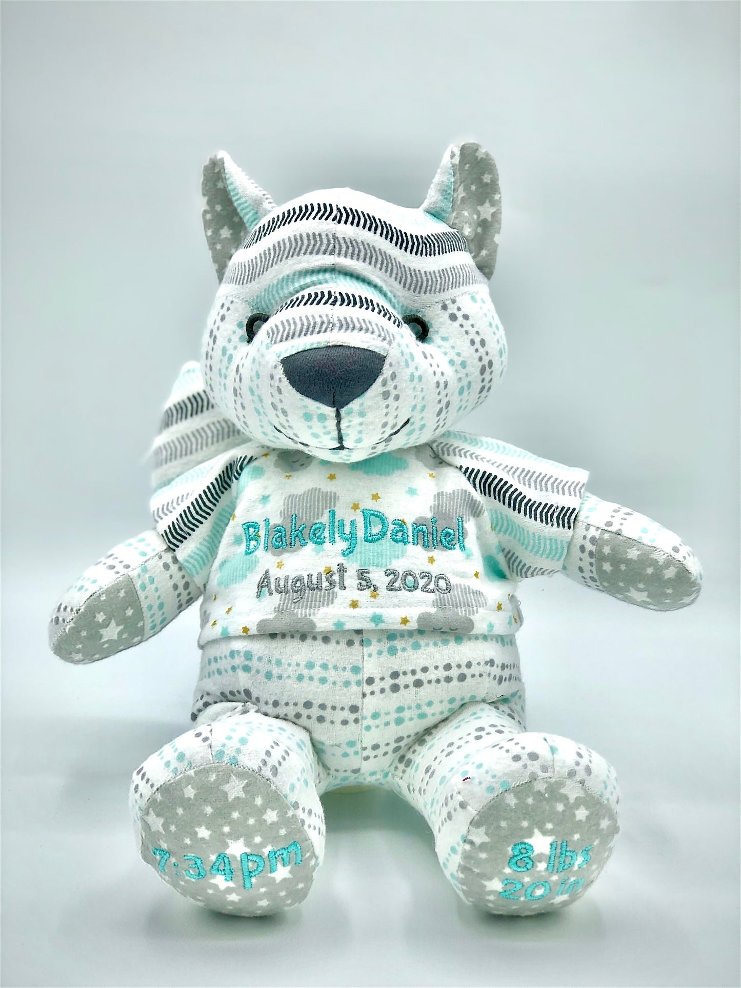 Memory Keepsake Fox: Custom Plush from Your Clothes