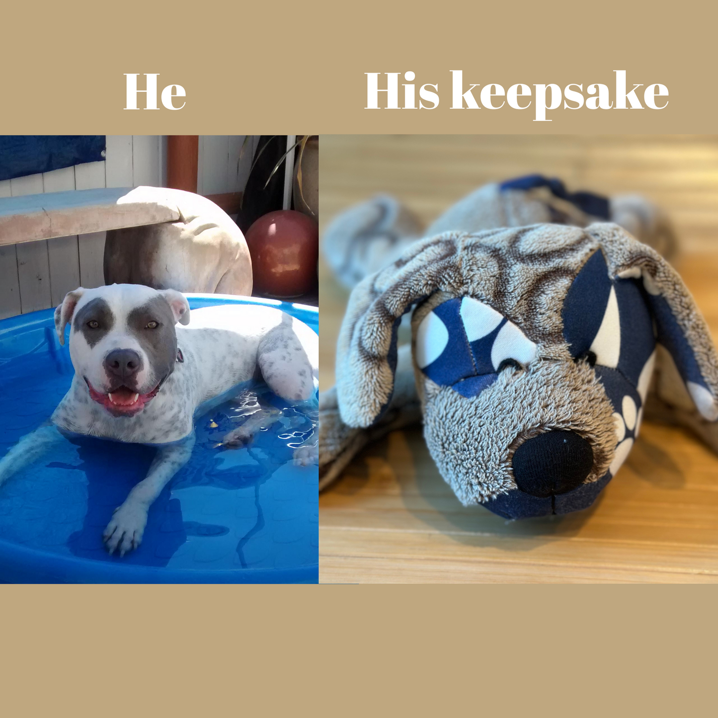 Custom Dog Blanket Keepsake – Personalized Pet Memorial from Your Dog’s Blanket
