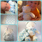 Memory Teddy Bear from Baby & Adult Clothes – Custom Personalized Keepsake