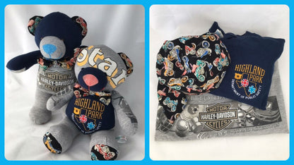 Personalized Memory Bear | Custom Plush Keepsake from Loved One's or Baby's Clothes