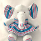 Memory Elephant from Hospital Blanket – Personalized Baby Girl Keepsake