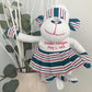 Memory Monkey from Hospital Blanket – Personalized Baby Girl Keepsake