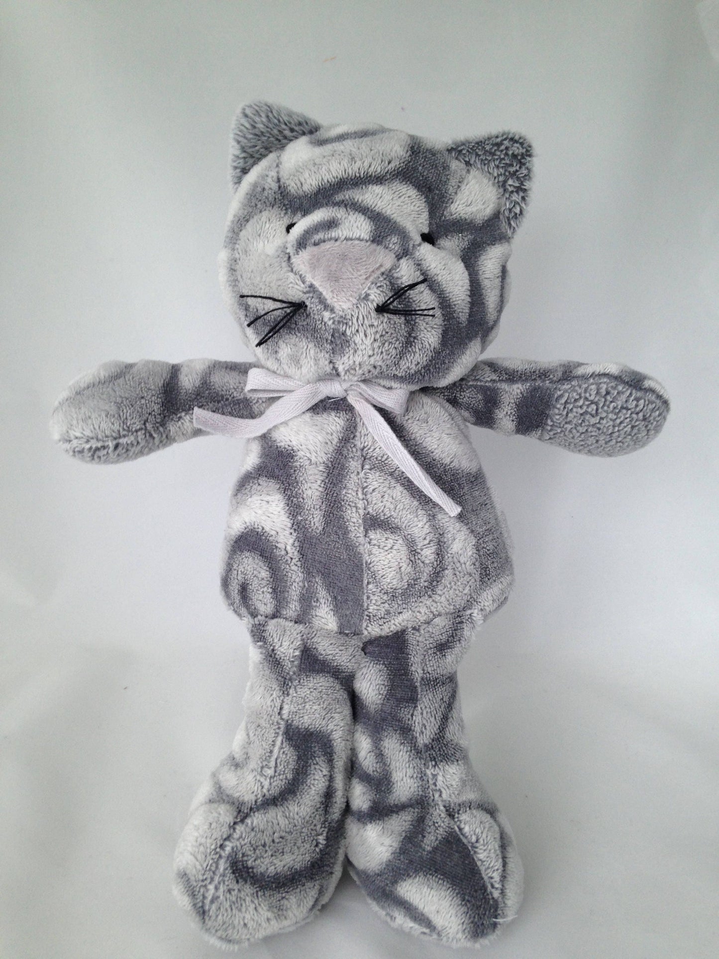 Keepsake Stuffed Cat made out of your favorite baby or adult outfits or clothes