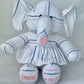 Memory Elephant from Hospital Blanket – Personalized Baby Girl Keepsake