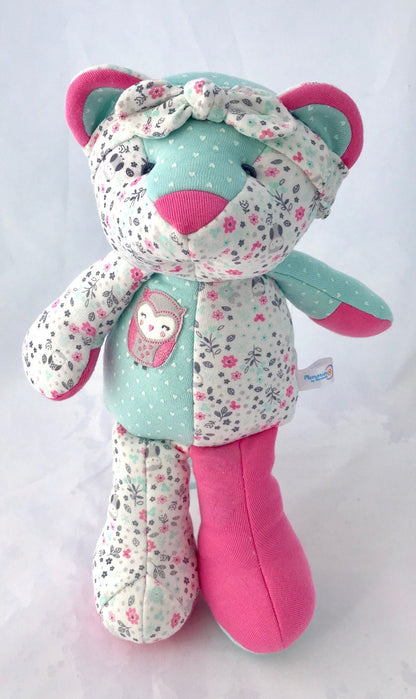 Custom Keepsake Baby Bear: Personalized Plush Made from Cherished Baby or Adult Clothing