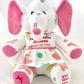 Memory Elephant from Hospital Blanket – Personalized Baby Girl Keepsake