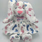 Memory Bunny from Hospital Blanket – Personalized Baby Girl Keepsake