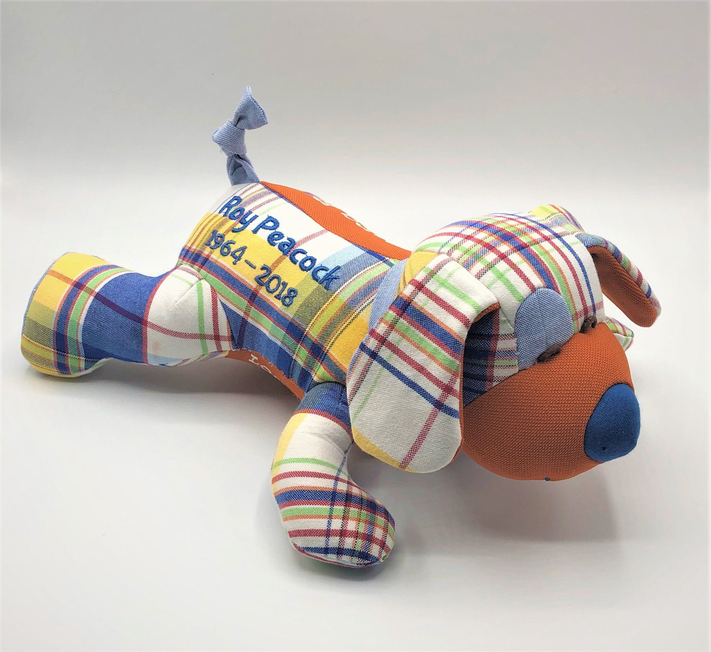 Stuffed Dog made out of your favorite baby or adult clothes