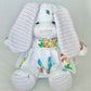 Memory Bunny from Hospital Blanket – Personalized Baby Girl Keepsake