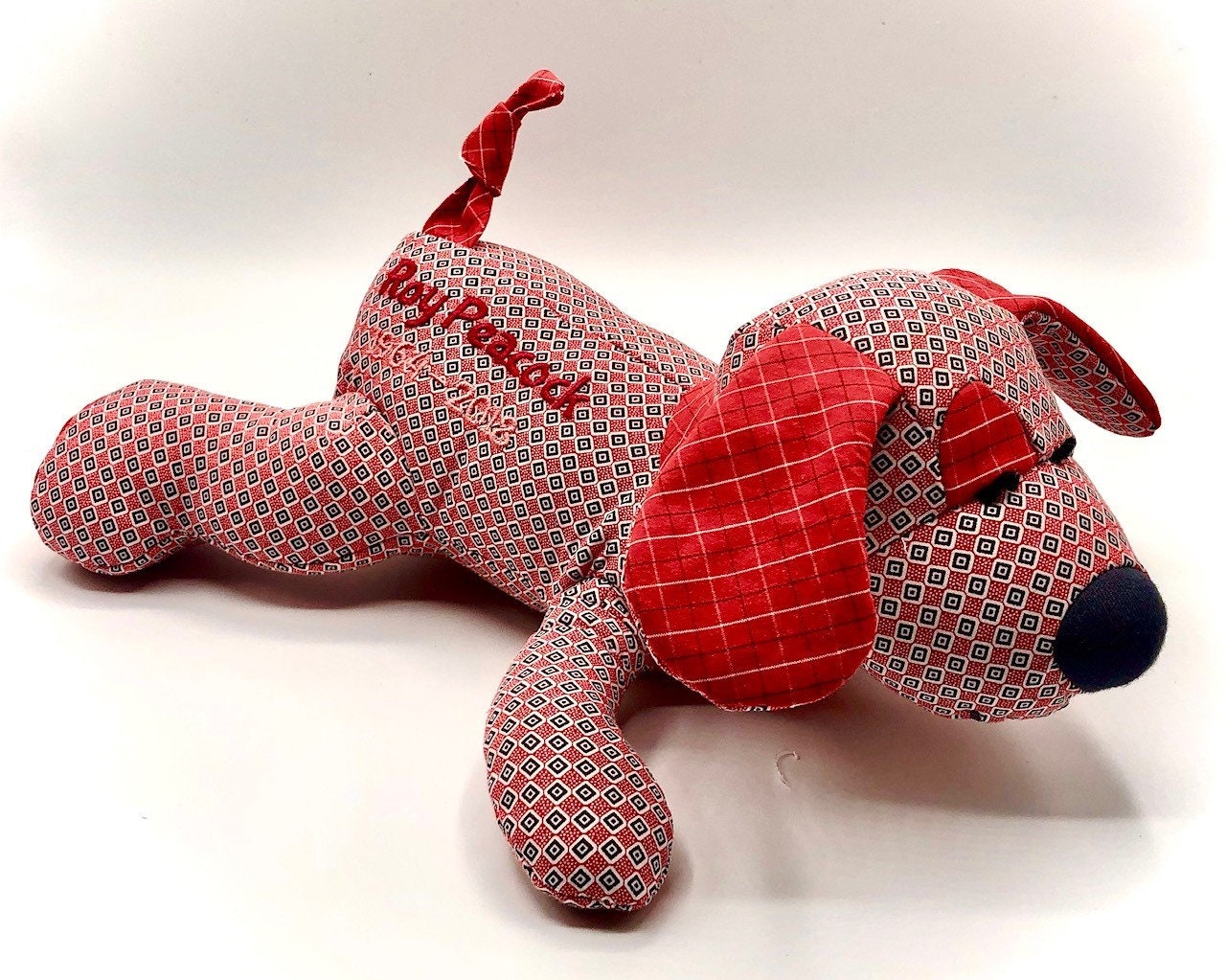 Stuffed Dog made out of your favorite baby or adult clothes