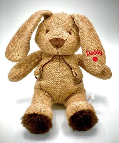 Keepsake Stuffed Bunny | Custom Plush from Baby's or Adult Clothes & Outfits