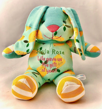 Keepsake Stuffed Bunny | Custom Plush from Baby's or Adult Clothes & Outfits