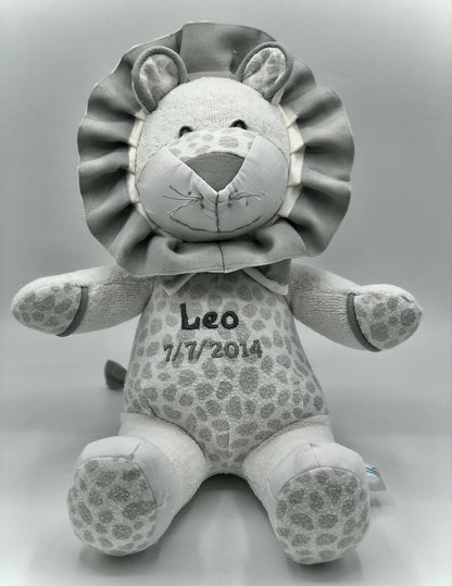 Keepsake Stuffed Lion made out of your favorite baby or adult outfits or clothes